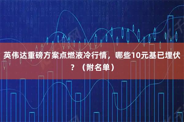 英伟达重磅方案点燃液冷行情，哪些10元基已埋伏？（附名单）